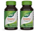 Camino de la Naturaleza Vitamina C con Rosa HIPS, Potencial Antioxidante & Immune Función Soporte de Vitamina C*,Promotes Collagen for Healthy Skin*, 100 cápsulas (Packaging May Vary) - 2 Pack