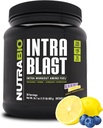 NutraBio Intra Blast Bcaa Powder Amino Amino Acid Suplemento, Electrolyte & Hydration Blend, Intra, Pre Workout &amp; Muscle Recovery, 20g Eaa Amino Acids Powder, 5g Glutamine- Blueberry Lemonade, 30 Serving