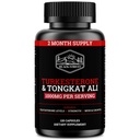 Black Forest Turkesterone Tongkat Ali Suplemento 1000mg por Serving (Max Purity 95%) Turkesterone Suplemento para Hombres (Tongkat Ali para Hombre Longjack 200:1) Similar a Tongkat Ali Fadogia Agrestis