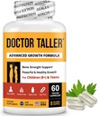 NuBest Doctor Taller - Bone Strength Supports, Enhance Immune System - Keto with Calcium, Vitamin D3, Vitamina K2, Amino Acids &amp; Herbs for Children (8+) - 60 Vegan Capsules  1 Mes Supply