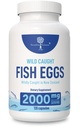 Huevos de pescado silvestre 2.000 mg - Omega 3 Suplemento de Ojo, Salud del cerebro, apoya la inmunidad, los huesos y los dientes, el soporte de orina con omega 3-6-9 cápsulas de huevo de pescado