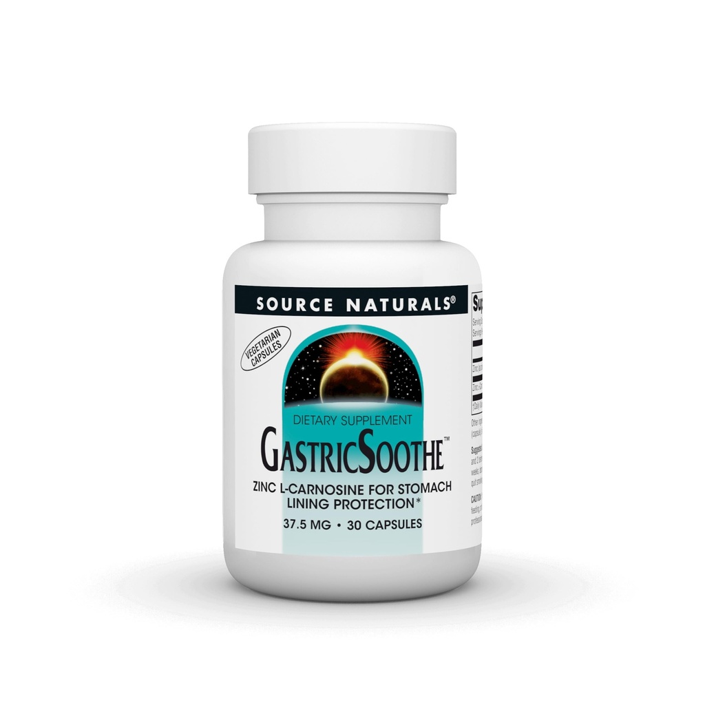 Fuente Naturales GastricSoothe Zinc L-Carnosine* - 30 Veggie Caps