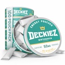Deckiez Energy Pouches, 5 Cans (100 Servings), suplemento de cafeína gratis de azúcar, café Pouches " Energy Drink Alternative, 50mg Caffeine Pouches, Wintergreen Flavor