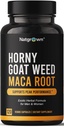 Natgrown Horny Goat Weed and Maca Root Extract Supplement for Men &amp; Women (Epimedium Extract, Hornygoatweed) Vegan Capsules -120 Ct