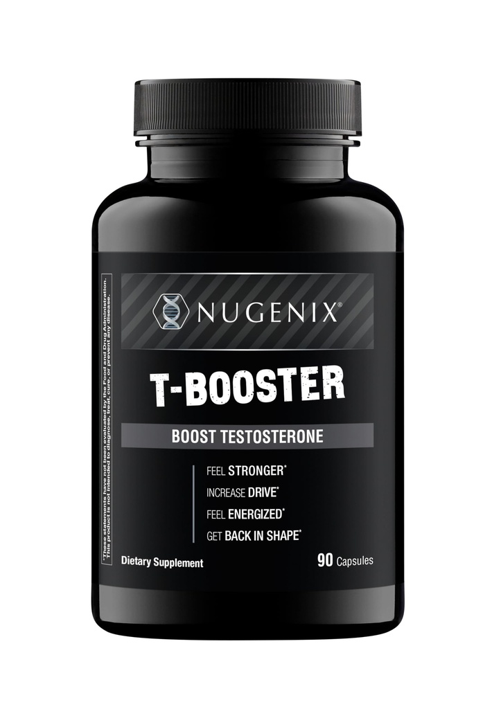 Nugenix T Boost - Suplemento de Booster de Testosterona Libre para Hombres, 90 Cuenta