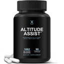 Altitude Assist - Prevención de la enfermedad de Altitud - Alivio para los Deportes de Montaña (Esquiar, Snowboarding, Escalada) - No GMO, Vegan, Keto - Fórmula para la Acclimación, Altitud Sickness Suplemento - por HumanX