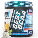 BPI Sports Best BCAA Powder - Muscle Recovery Support - Branched Chain Amino Amino Acids ¦ Building Blocks of Protein and Muscle - Post Workout Recovery – Hydration - Fruit Punch, 30 Servings