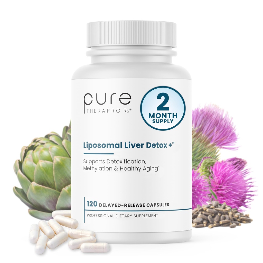 Puro Therapro Rx Liposomal Liver Detox + 120 Acid-Resistant VCaps peru Soy-Free Liposomal Format Containing Methylation Nutrient Cofactors ← Soporta Liver Detox and Cleansing TEN Vegan