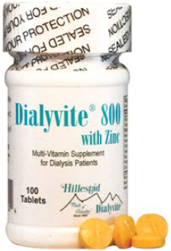 Dialívite 800 con zinc 50 mg - 100 tabletas