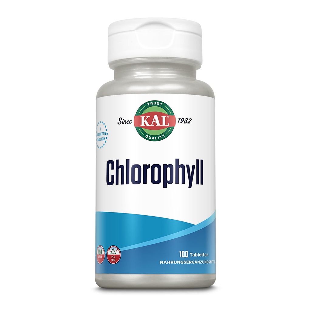 KAL Chlorophyll Tablets, 20 mg, 100 Conde