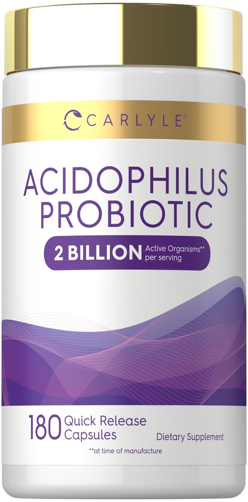 Carlyle Acidophilus Probiotic for Women ' Men's Digestive Health