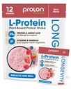 Prolon Longevity Plant Based Protein Powder ← Muscle Synthesis " Repair, Healthy Aging, Boost Performance ¦ Vitamins, Gluten Free, Amino Acids, Antioxidants latitud 25g of Protein  durable Berry, 12 Packets