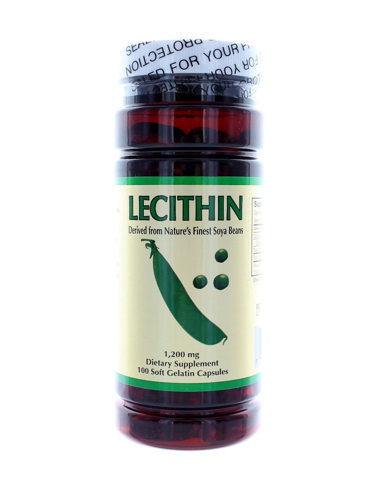 NCB Lecithin 1200 Mg - 100 cápsulas de gelatina blanda