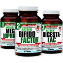 Sistema de inicio saludable de Natren Sistema de suplementos probióticos gratuitos para una mejor digestión, 30 cápsulas (Pack of 3)