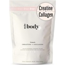 Nuevo - Creatina + Colágeno para Mujeres – apoya el crecimiento del músculo magro y el desarrollo, ganancia de botín, energía &amp; recuperación – 5g Monohidrato de creatina Plus 5000mg Los péptidos de colágeno Combo – Sin sabor, 30 Servimientos