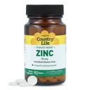 Country Life Target-Mins Zinc 50 mg 90 Tablets - Suplementos de zinc para la salud inmunitaria - Zinc 50mg - Zinc Support