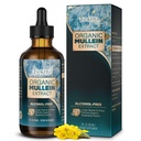 Mullein Drops for Lungs,Support Lung Cleanse/Detox &amp; Respiratory Function for Healthy Breathing - Mullein Leaf Extract for Lungs-2 fl.oz