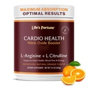La fortuna de la vida 5000mg L- Arginina Suplemento Polvo &amp; 1000mg L-Citrulline, Alta Potencia Nitric Oxide Health Booster, resistencia, rendimiento de entrenamiento, sabor natural naranja (20 servidumbres)