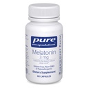 Pure Encapsulations Melatonin 3 mg - Antioxidant Supplement to Support Natural Sleeping ' Relief of Occasional Sleeplessness - for Natural Sleep Support* - 60 Capsules