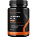 High Absorption ADK Vitamin Supplement - Vegan Vitamin D3 K2 MK7 &amp; A for Calcium Regulation Plus Bone Heart Thyroid &amp; Immune Support - Vitamina ADK con 5000IU D3 Non GMO & Gluten Free (2 meses)