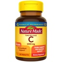 Nature Made Vitamina C 1000 mg Time Release Tablets with Rose Hips, 60 Cuenta para ayudar a apoyar el sistema inmunológico