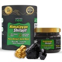Wellness Nest Gold Grade Pure Himalayan Shilajit Resin: Ultimate Potency for Men & Women - 24k Gold, 75%+ Fulvic Acid, Lab Test Report Included - 30g (1 Pack), 75 Servings