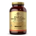 Solgar Ester-C Plus 1000 mg Vitamina C (Complejo de Ascorbate) - 180 Tabletas - Gentle " Non Acidic - Apoya la salud respiratoria superior - No GMO, Libre de gluten - 180 Servimientos