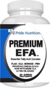 Pride Nutrition Premium EFA Omega 3-6-9 Suplemento para Hombres y Mujeres 5 en 1 - EPA, DHA, GLA, ALA &amp; CLA Ácidos grasos esenciales con aceite de pescado - Softgel Pills