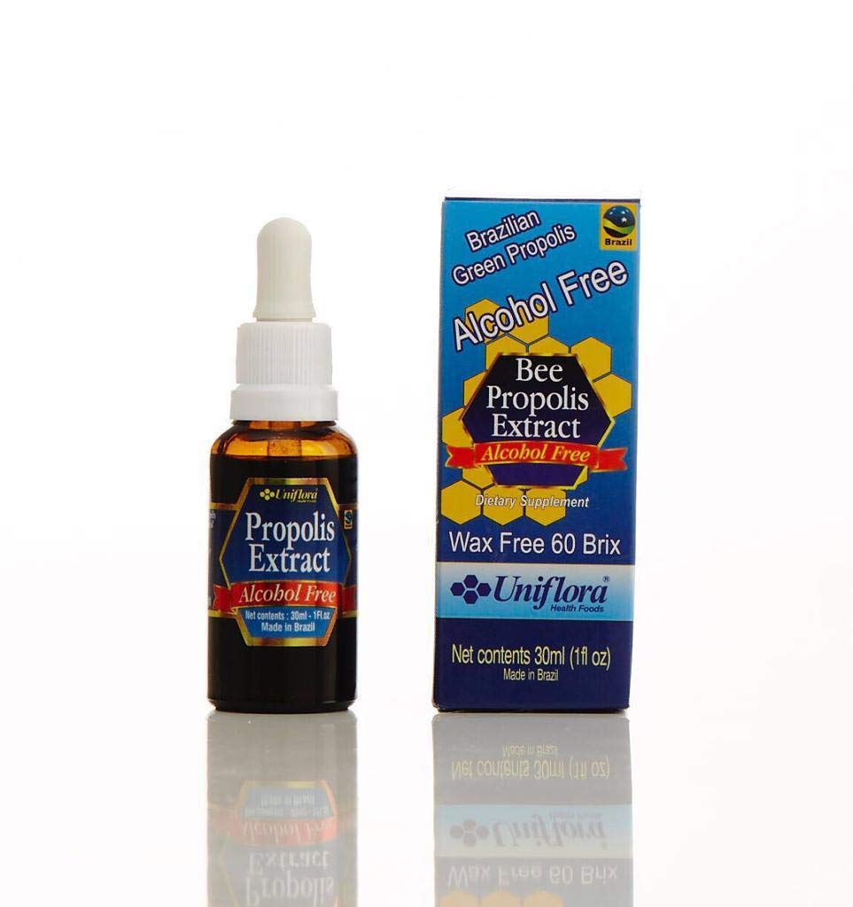 Uniflora Brasileño Green Bee Propolis Extracto – Sin alcohol, 60 Brix – High Artepillin C – Immune Support 30ml