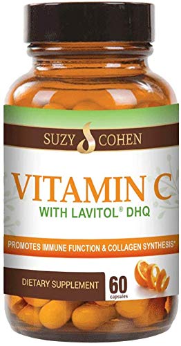 Vitamina 100% Natural C de Acerola Cherry con Lavitol DHQ Dihydroquercetin Plus 250 mg Citrus Bioflavonoides - Vitamina integral C, sin ácido ascórbico sintético y sin aditivos - 250 mg, 60 cápsulas
