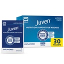 Juven Therapeutic Nutrition Drink Powder Incluido Peptides Collagen, Amino Acids, y HMB Para el soporte de curación de heridas, Desflavorado, 30 Packets