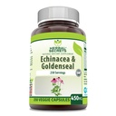 Herbal Secrets Echinacea & Goldenseal Root Suplemento TEN 450 Mg Por Serving TEN 250 Veggie Capsules ← Non-GMO ANTE Gluten-Free TEN Made in USA (250 Veggie Capsules)