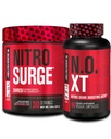 Jacked Factory Nitrosurge Shred Thermogenic Pre-Workout in Watermelon &amp; N.O. XT Nitric Oxide Booster for Men &amp; Women