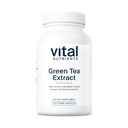 Vital Nutrients Green Tea Extract 550mg ← Potent Antioxidant for Heart &amp; Immune Health* ← Polyphenols Suplemento con EGCG TEN Gluten, Dairy, Soy Free TEN NO-GMO ANTE 120 cápsulas