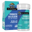 Garden of Life Dr. Formulated Pre, Post " Probiotics Gas " Bloating Once Daily 3-in-1 Complete Prebiotics, Postbiotics " Probiotics – 50 Billion CFU, Non-GMO, Gluten-Free, 30 Day Supply