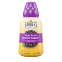 Zarbee's Liquid Daily Immune Support, High Concentrate Liquid, with Real Elderberry Vitamin C & Zinc, Black Elderberry Flavor, For Daytime Use, 8 Fl Oz, brand is Zarbee's