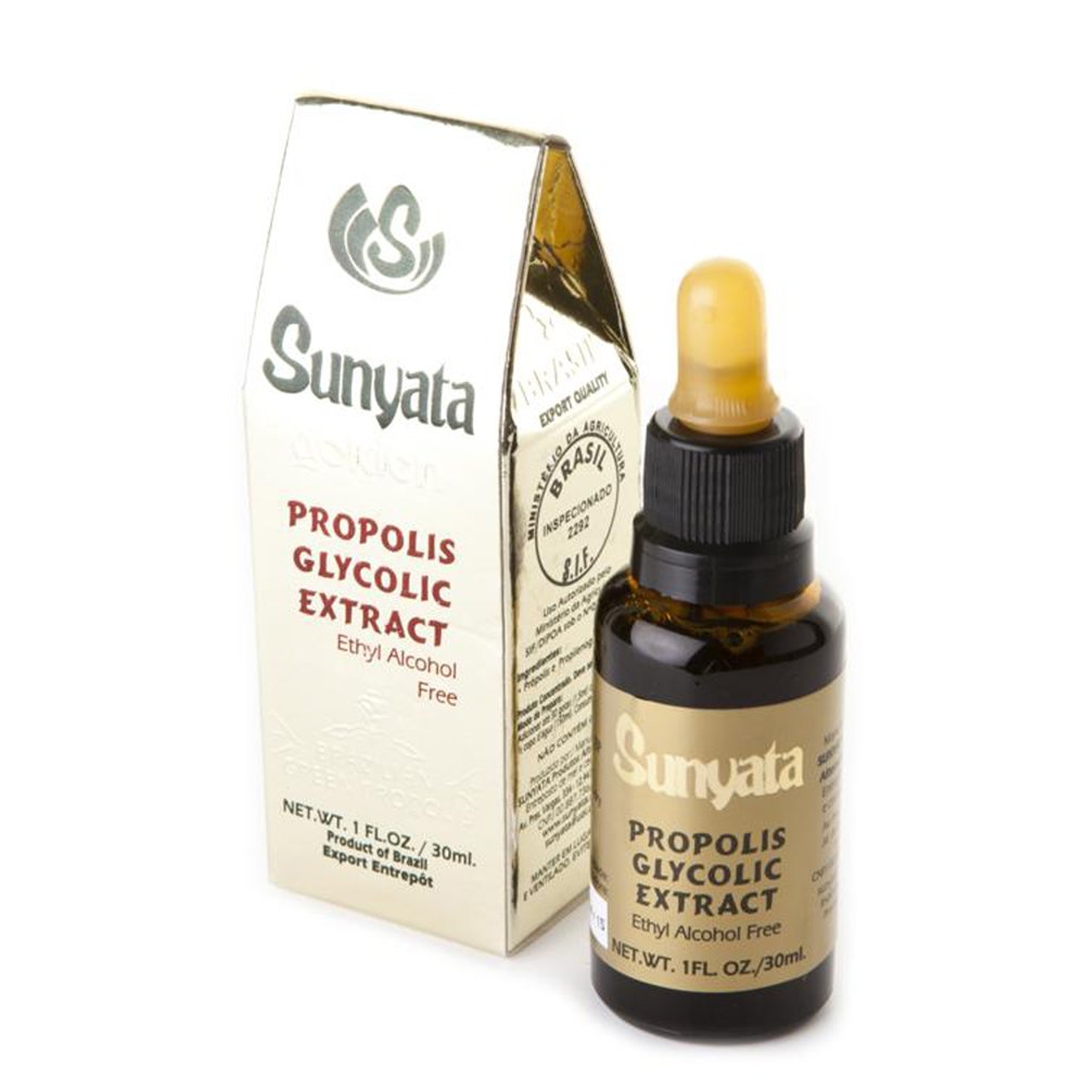 Brasileño Green Bee Propolis Liquid Extract Sunyata No Alcohol 30ML(1 Pack)