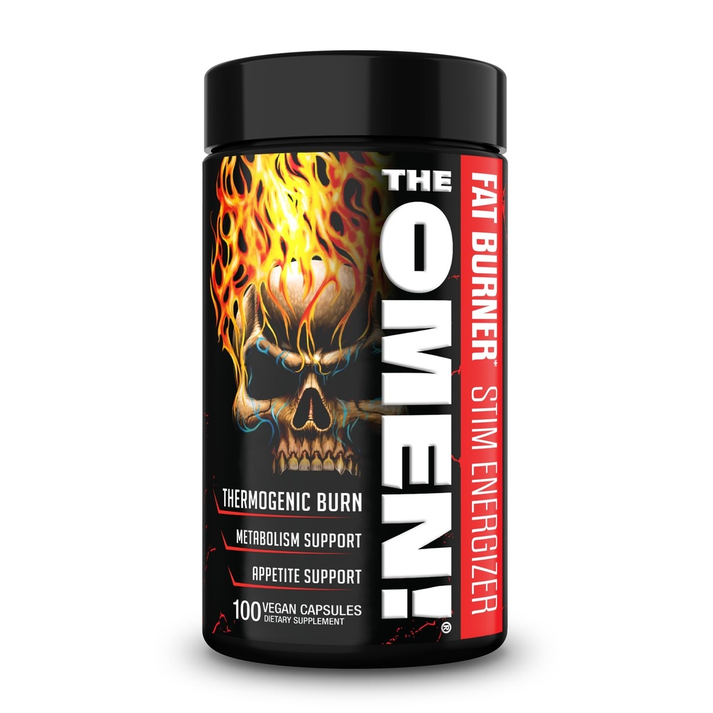 ¡JNX lanza los Omen! Thermogenic Fat Burner – Suplemento dietético para hombres &amp; mujeres con carnitina  durable Appetite Suppressant &amp; Metabolism Booster