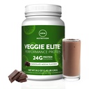 MRM Nutrición Veggie Elite Performance Protein ← Chocolate Mocha Flavored Tortura Plant-Based Protein habit Easy to Digest  durable with BCAAs habit Vegan + Gluten-Free tención clínicamente testado vidas Enzimas digestivas ← 30 Servings