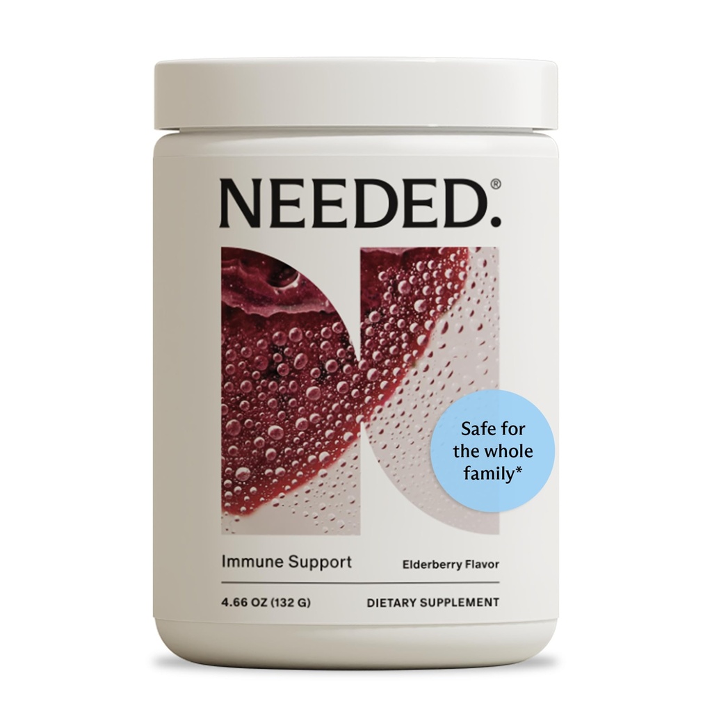 Necesitado. Immune Support Immunity Powder - for The Whole Family - Pregnancy Safe Immunity Supplement - Zinc with Elderberry - Easy-to-Take