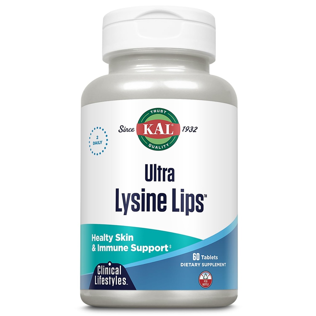 Kal Ultra Lisine Lips Tablets, 60 Conde