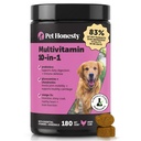 Multivitamina de perros - 10 en 1 Vitaminas de perros para la salud " Corazón - Petróleo de pescado Omega, Glucosamina " Probióticos - Vitaminas y Suplementos para la piel y la carne (Chicken 180 ct)