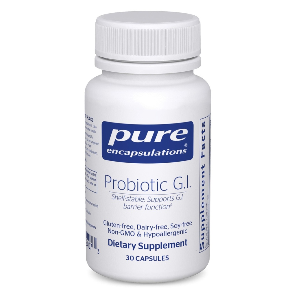 Pure Encapsulations Probiotic G.I. - Shelf Stable Probiotic for Intestinal Health &amp; Gastrointestinal Support - with Lactobacillus & Bifidobacterium - 30 Capsules