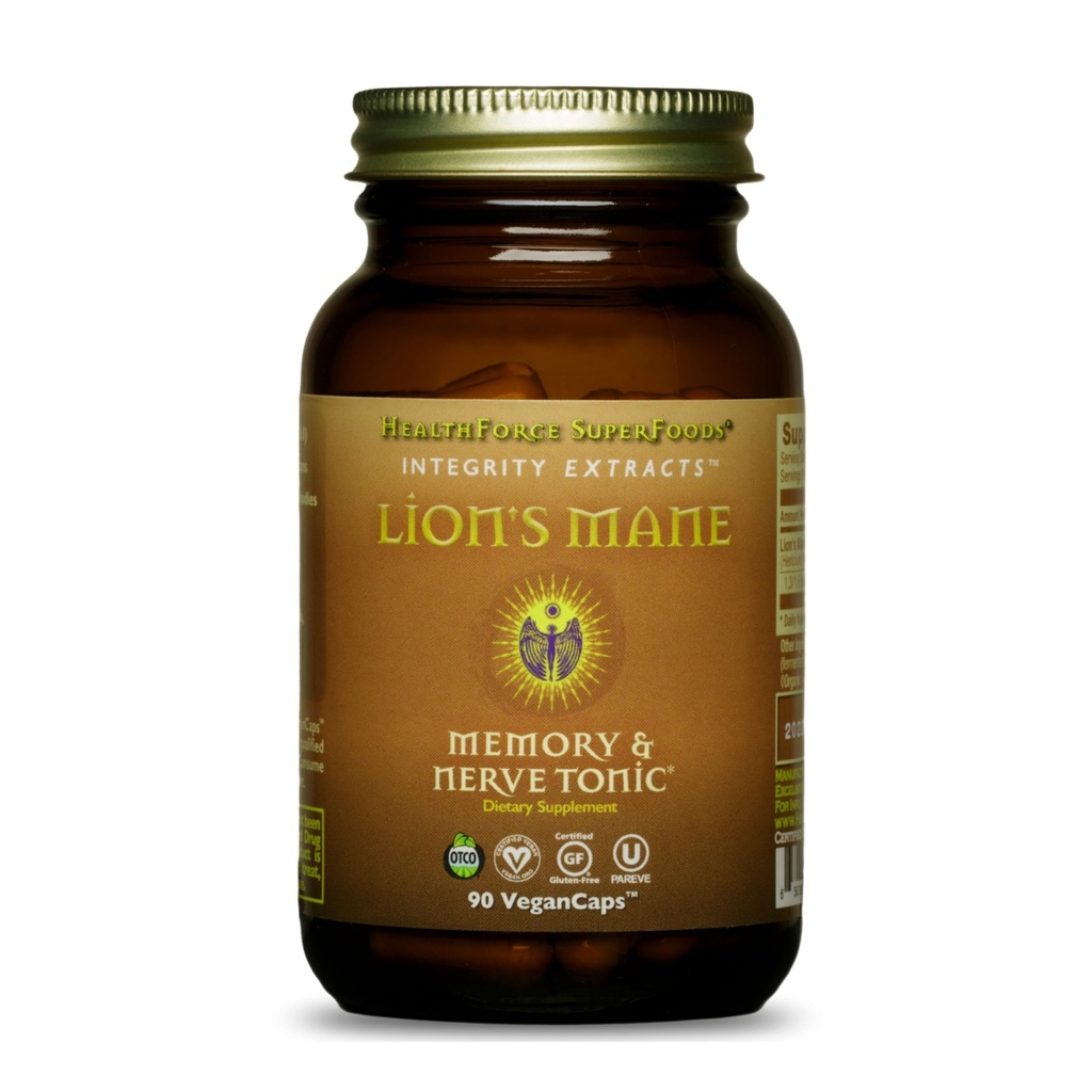 SaludForce SuperFoods Integridad Extrae la Mane de León – Capsules - 90 cápsulas Vegan