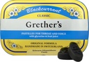 GRETHER'S Pastilles Classic Blackcurrant Natural Remedy Dry Mouth Relief - Soothing Throat &amp; Healthy Voice - Long-Lasting Flavor, Gift for Singers - 1-Pack - 3.75 oz.