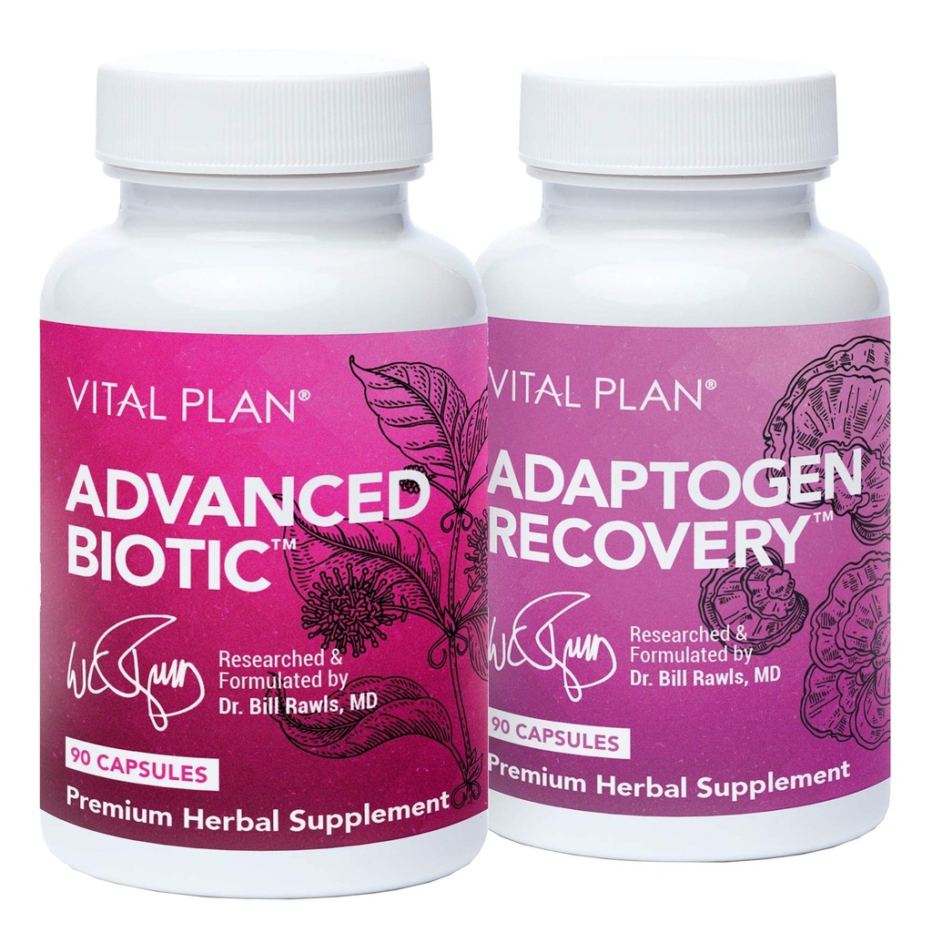Plan Vital Immune Support Suplementos del Dr. Bill Rawls – Immune Boost Bundle w/Japonés Knotweed, Cat’s Claw, Chino Skullcap & Reishi Mushroom