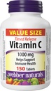Webber Naturals Vitamina C Timed Release 1000mg, 150 pestañas