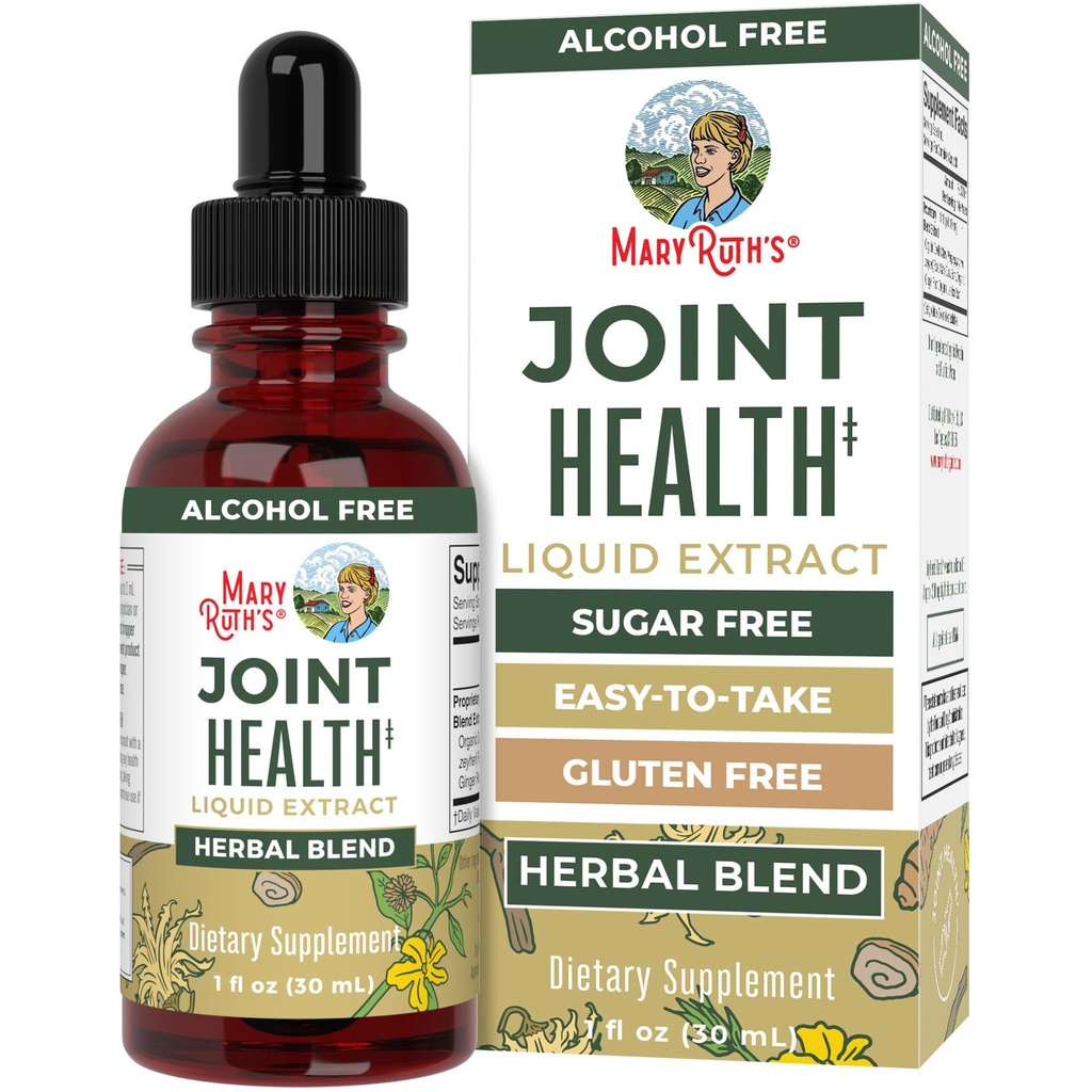 MaryRuth Orgánicas Salud Conjunta Extracto líquido ← Cuatro gotas líquidas Herbal Blend Silencio Ginger Root  Licorice Root ← Cats Claw ← Devils Claw ← Vegan ← No GMO ← Alcohol Free Tincture ← 30 Servings