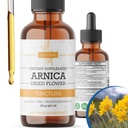 Extracto líquido de Arnica – libre de alcohol, vegano, soporta recuperación muscular " Confort Conjunto, Tintura de absorción rápida, hecha en EE.UU. – 2 Fl Oz