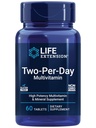 Ampliación de vida Multivitamínico de dos por día – Dosis diaria de vitaminas & minerales para hombres y mujeres – Suplemento esencial completo de vitaminas para energía, salud – libre de gluten – no transgénico – 60 tabletas